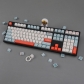 Salmon 104+36 Full PBT Dye Sublimation Keycaps Set for Cherry MX Mechanical Gaming Keyboard 87/96/104